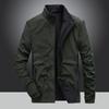 Осенняя новая двусторонняя куртка мужская короткая свободная повседневная верхняя часть воротник стойка мужская куртка мужская