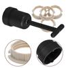 Комплект колец для патрона лампы Адаптер патрона лампы Адаптер абажура Запасные части Черный