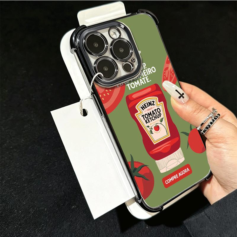 Чехол для телефона из мягкого силикона с рисунком ягненка Heinz Tomato Ketchup для Xiaomi Poco X7 X8 Pro Max X6 X5 X3 F8 Ultra F7 M8 M7 M5S Redmi 15C 15A 15 14C 13C
