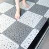 1Pcs Fall Prevention Splicing Hollowing Out Bathroom Anti Slip Mat Waterproof Bathroom Carpet