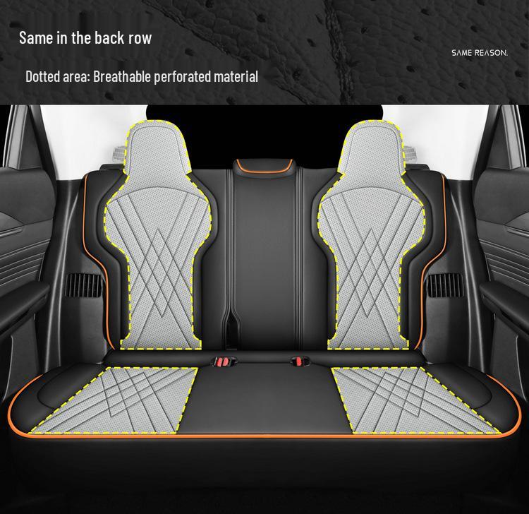 Новая модель Подушка на сиденье автомобиля из натуральной кожи для Dongfeng Fengshen L7 - Универсальная посадка для четырех сезонов