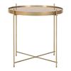 House Nordic Table basse Scarlett 48x48 cm Rond Laiton 444098