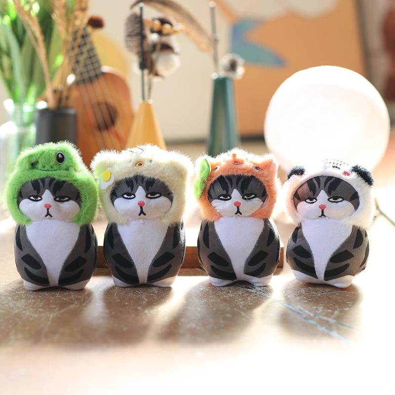 Милая милая кошка кулон плюшевая игрушка кукла котенок сумка подвесной брелок кукла кукла