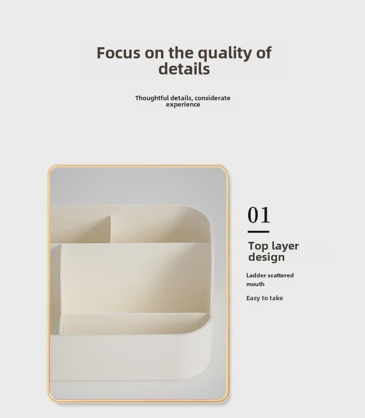 Органайзер для канцелярских принадлежностей и косметики с выдвижными ящиками для офисных и студенческих столов