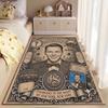 Vintage Frank Sinatra Print Carpet suitable as a non-slip mat for the living room or bedroom sofa