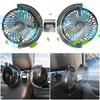 ABS+PP Cooler Air Fan Rotation Double Head Fans New Car Cooling Fan Car