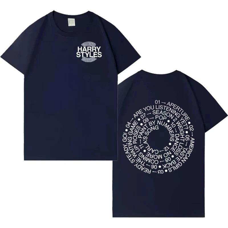 Harry Styles 2026 New Album Letter Printed TShirt Comfortable Hip Hop Unisex Fashion Casual Crew Neck Women And Men TShirt