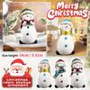 Рождественская статуэтка семьи снеговиков Рождественское зимнее украшение Рождественская полирезина Рождественский снеговик Статуэтка для украшения интерьера