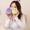 Face Food Rice Bao Plush Key Holder Plush Dumplings Keychain Funny Steamed Stuffed Bun  Bag Pendant