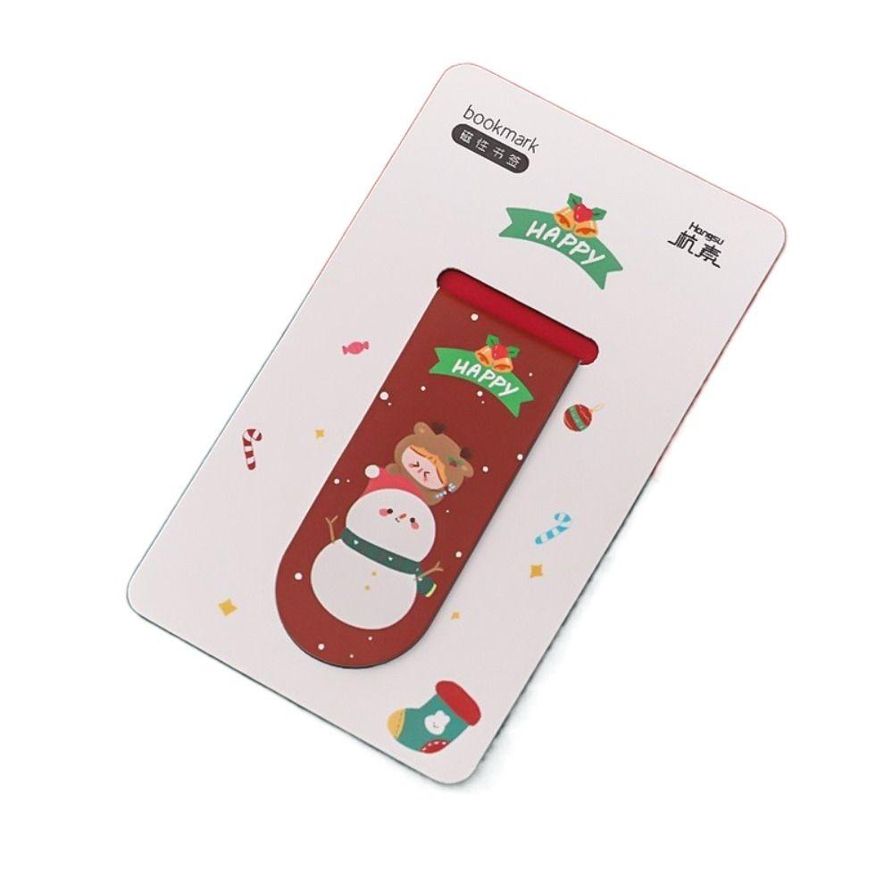 Office Supplies Page Marker Book Page Folder Magnetic Bookmarks Christmas Bookmarks Reading Marker
