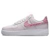 Air Force 1 07 Розовые женские кроссовки с узором пейсли жемчужно-розовый белый кораллово-меловый FD1448-664