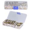 100PCS Threaded Inserts M3‑M8 Portable Galvanized Carbon Steel High Strength Rivet Nuts Assortment100PCS