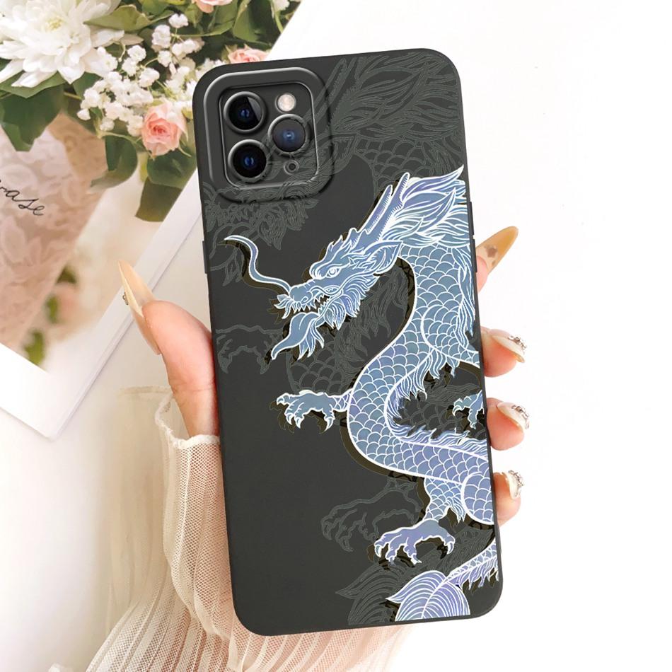 For iPhone 11 Pro Max Fashion Dusk Beach Painting Phone Case For iPhone11 11Pro 11ProMax Soft Silicone Covers Bumpers