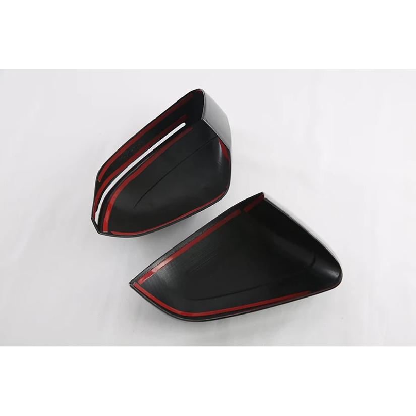For BMW X3 2025 2026 Car Accessories Carbon fiber style Door Side Mirror Cover Trim Rear View Cap Overlay Molding Garnish
