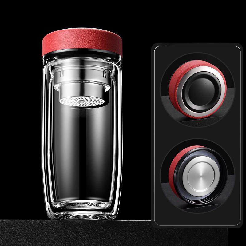 Двухслойная стеклянная чашка. Чашка для гусиного яйца. Чашка для чая. Устойчивая к ожогам и высоким температурам. Бытовая стеклянная чашка для чая. Чашка для воды с рекламной печатью.