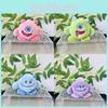 Charming Eyed Three Plush Monster Keychain Cute Backpack Pendant Adorable Gift Toy