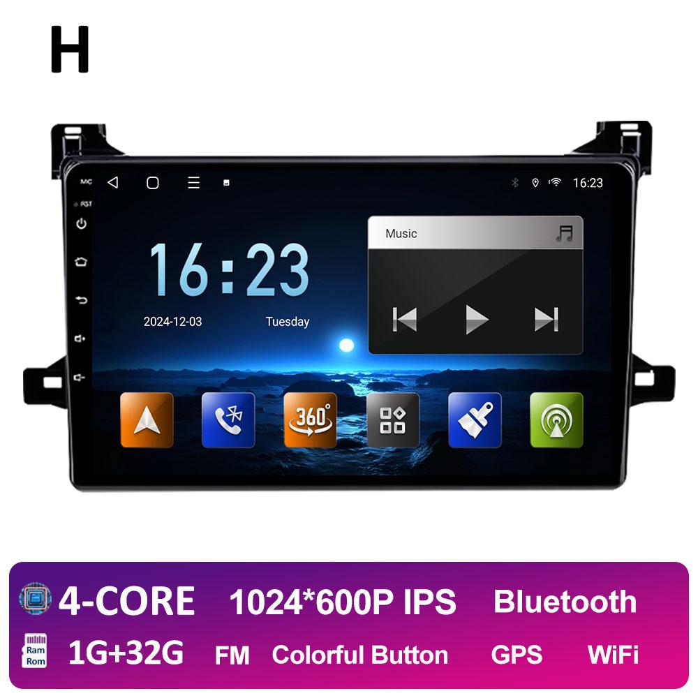 Bluetooth автомобильный видео радиоплеер для Toyota Prius XW50 2015 2016 2017 2018 2019 2020 вентилятор охлаждения DSP стерео автомагнитола головное устройство
