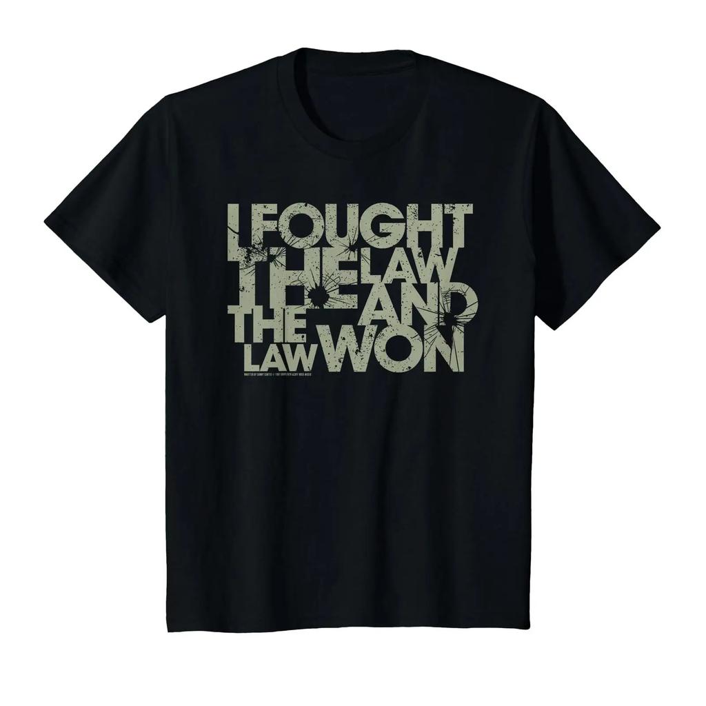 Kids T Shirt I Fought The Law Status Quo Cracked Lyrics vintage Washed Versatile streetwear Top For Everyday Wear Slightly
