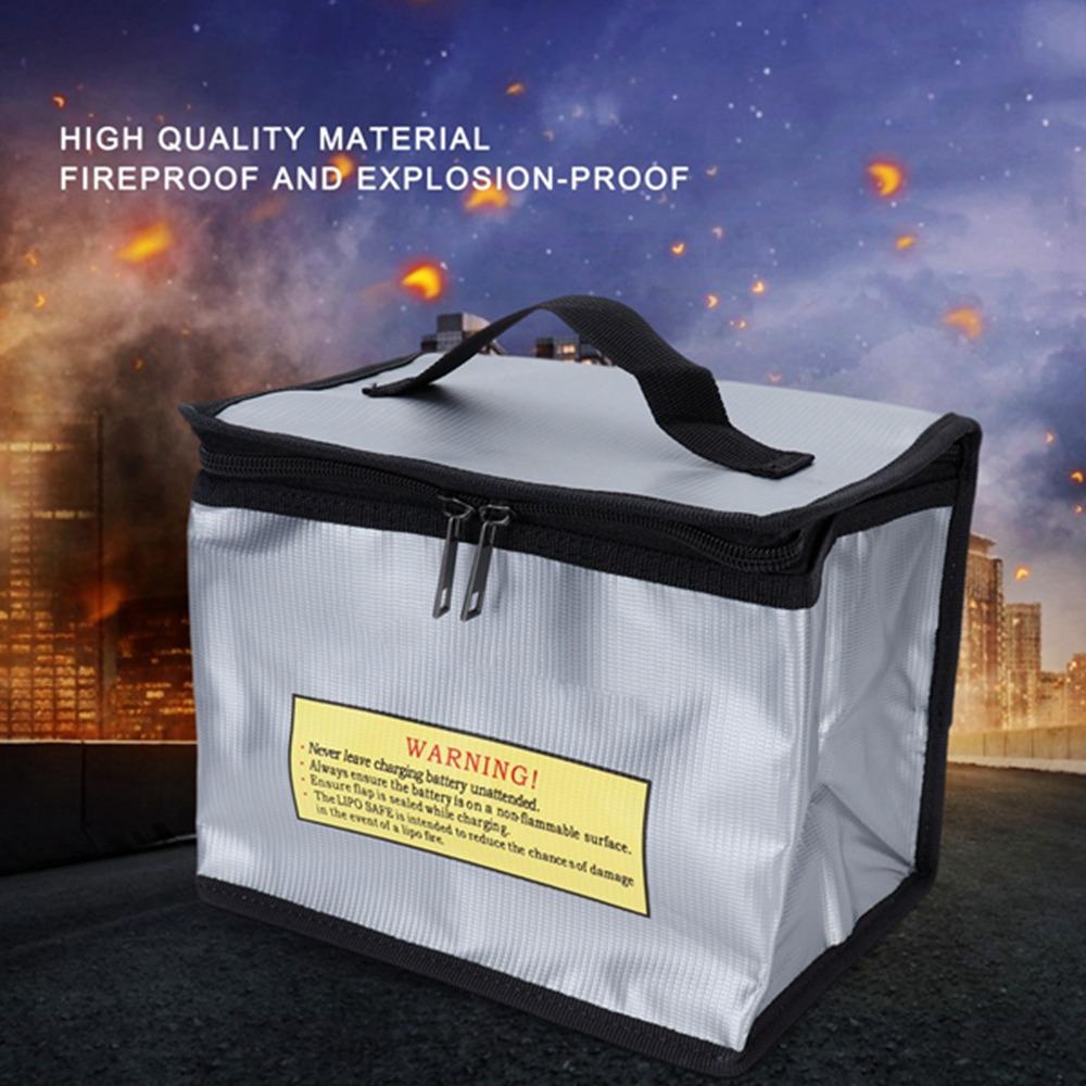 215x145x165mm Portable Handle Lipo Guard Explosion Proof Pouch Drone battery fireproof storage