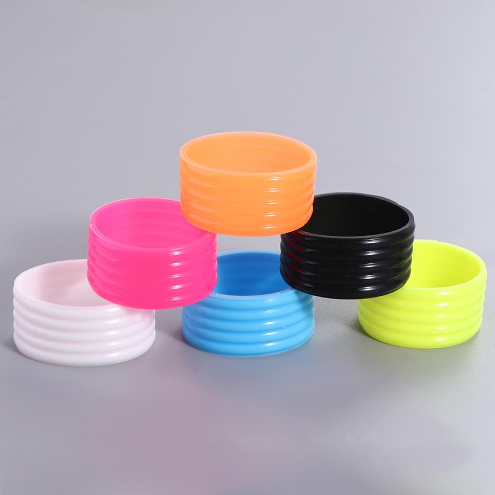 4 Pcs Stretchy Silicone Tennis Racket Grip Silicone Racket Handle Rubber Ring  Tennis Racket