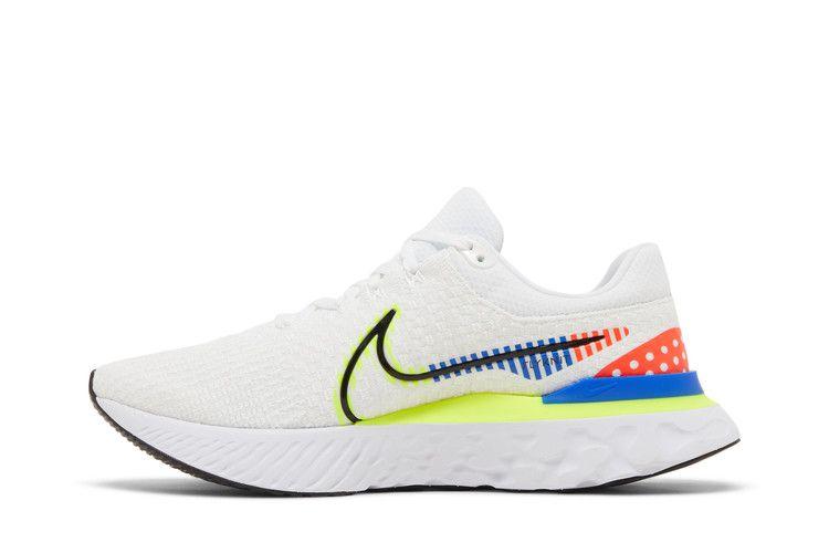Nike React Infinity Run Flyknit 3 Premium 'White Racer Blue Volt'