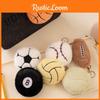 Ball Keychain Simulation Cute Cartoon Girls Children Backpack Ornaments Hanging