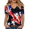 T Shirts Short Sleeve V Neck Tees For Women Fashion Tops Trendy Lightweight Soft Casual Summer Top