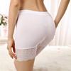 Бесшовное нижнее белье, шорты, женские мягкие хлопковые защитные шорты, женские сексуальные кружевные черные боксеры, женские шорты для мальчиков больших размеров
