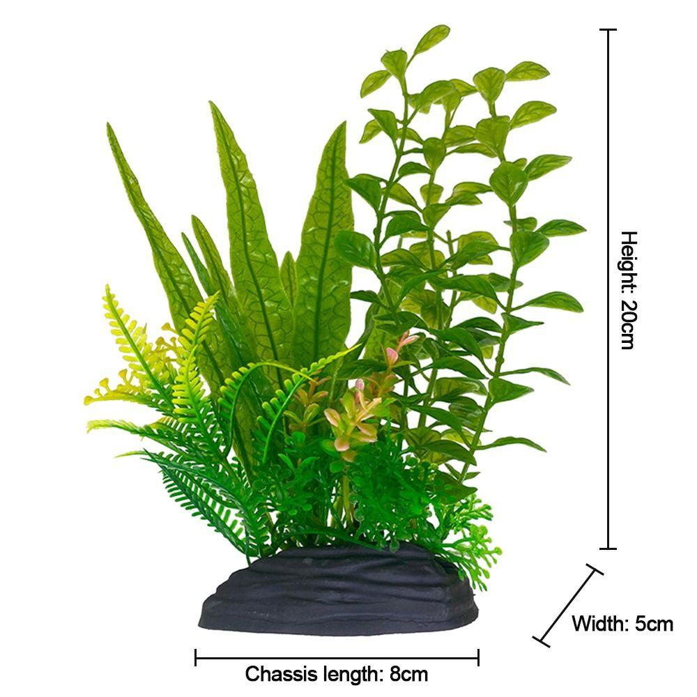 Aquarium Decor Artificial Aquatic Weeds Fish Tank Grass Artificial Plants Plastic Water Plant