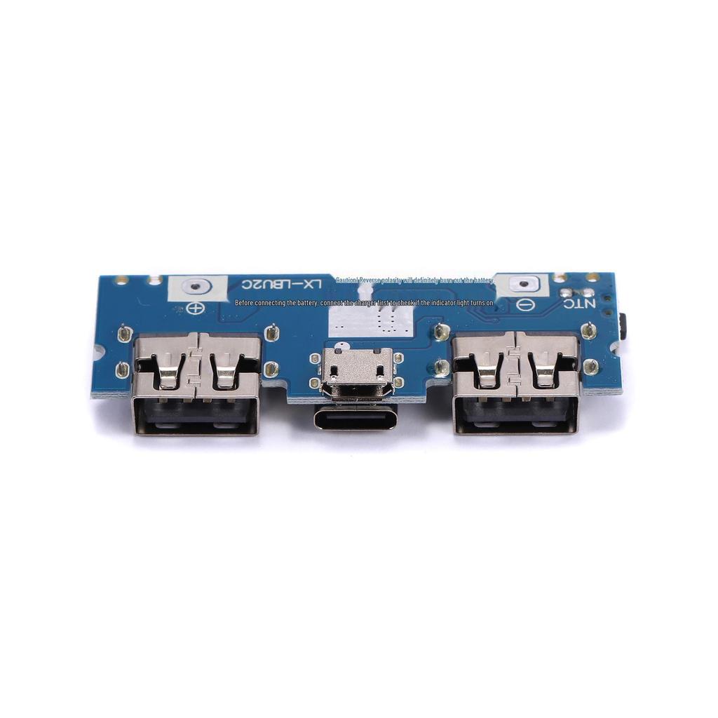 Type-C Dual USB Power Bank Module: 2.4A Boost Board for DIY 5V Mobile Charging