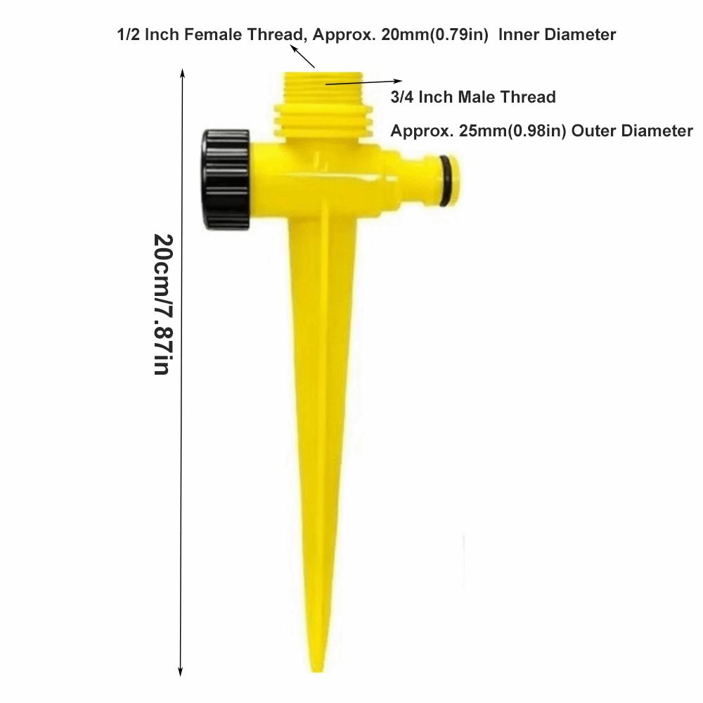 10PCS 3/4inch Male Thread Lawn Sprinkler Spike Base  Outdoor Irrigation