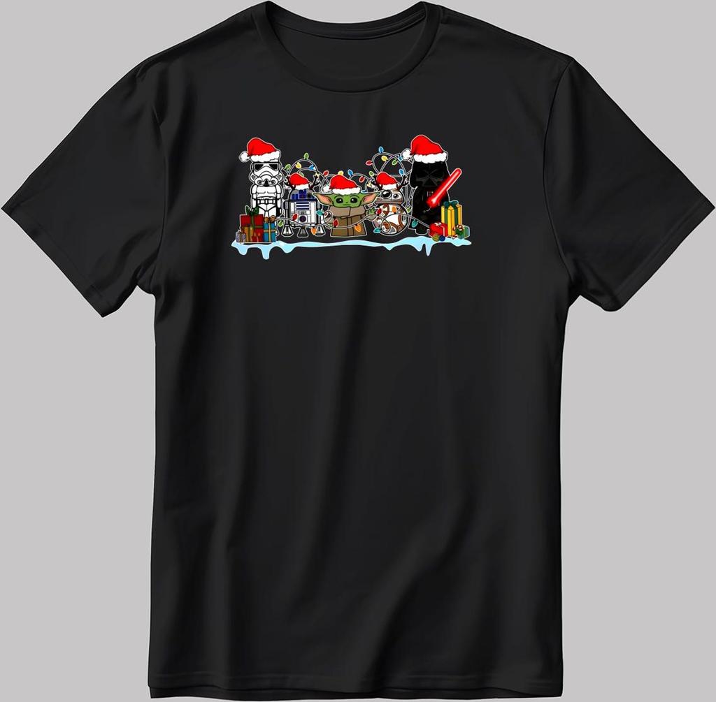 Baby Yoda Christmas, friends Christmas gift Men's / Women's T Shirt KA213