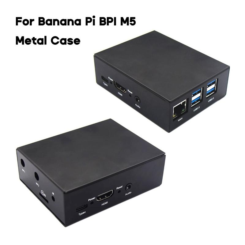 Металлический корпус - коробка для охлаждения Banana Pi BPI Металлический корпус - Корпус ЦП - Радиатор Защитная коробка для Banana Pi BPI
