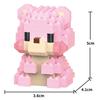 Creative Building Blocks 25 Stypes Cute Animal Cartoon Model DIY Collect Fans Education Toys for Kids Gift for Girls