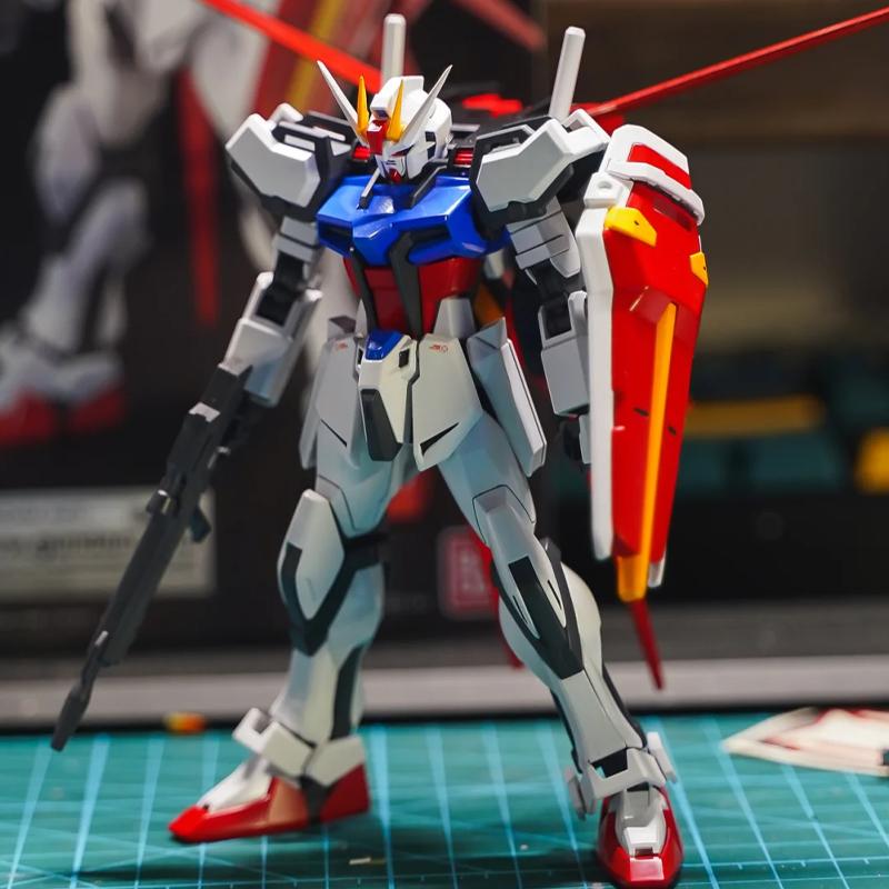 HG 1/144 Истребитель Strike Dog GAT-X105 Модели для сборки Меха Фигурки Действия Игрушки для Мальчиков Настольное Украшение Подарки Коллекционные