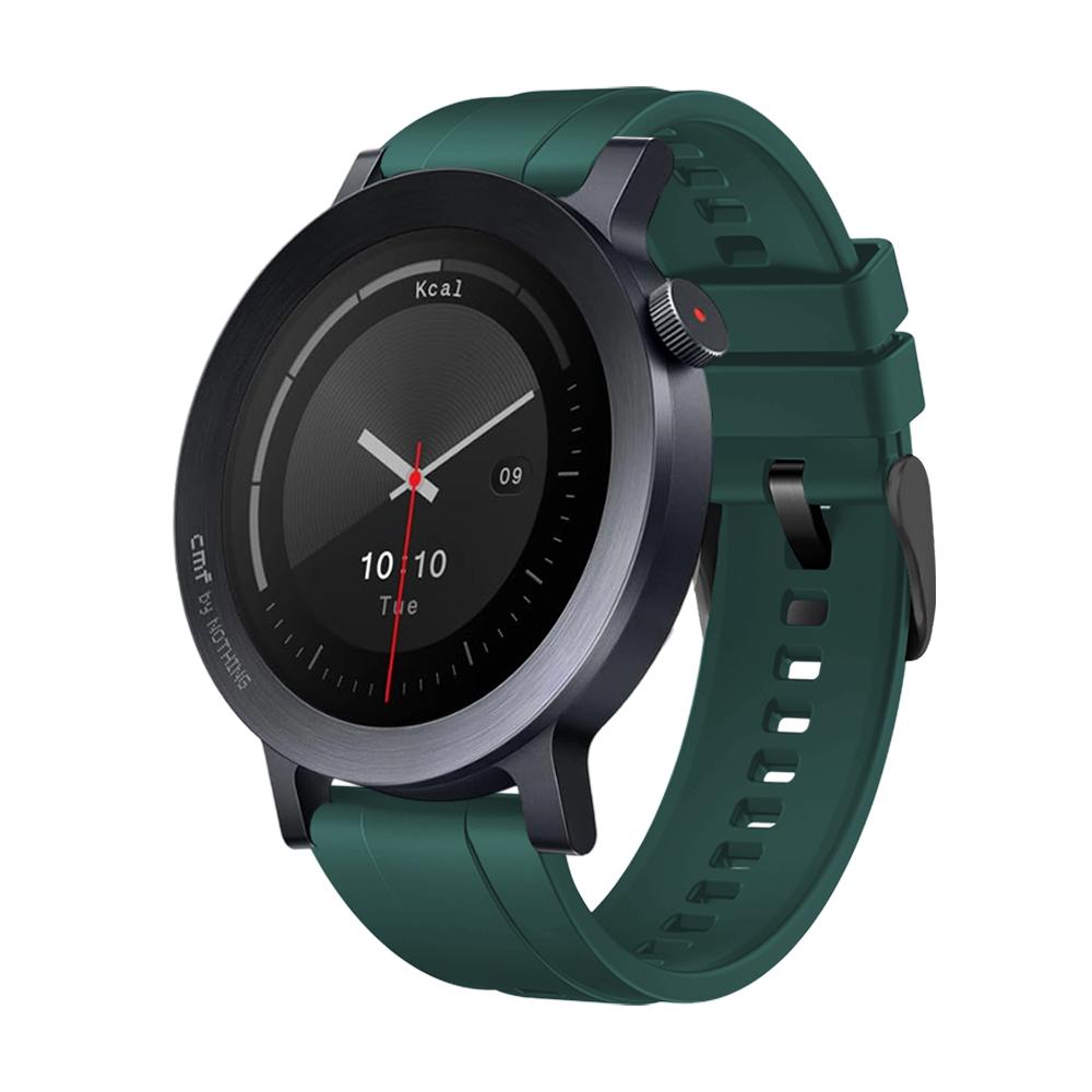 Совместимый для CMF Watch 3 Pro 22 мм Универсальный Спортивный Дышащий Силиконовый Классическая Пряжка Запасной Ремешок для CMF Watch Pro/Pro 2
