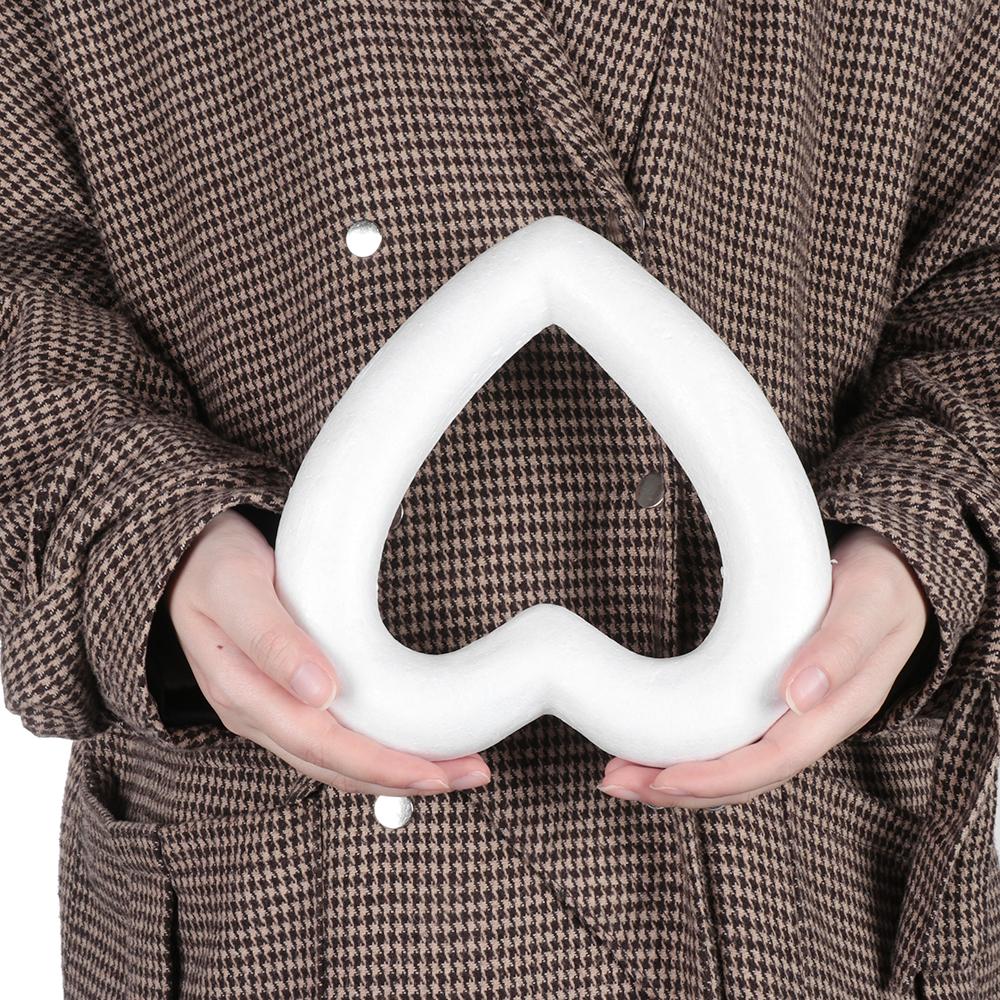 DIY Wedding Decor Hollow White Craft Balls Heart Foam Mould Valentine's Day Party Decoration