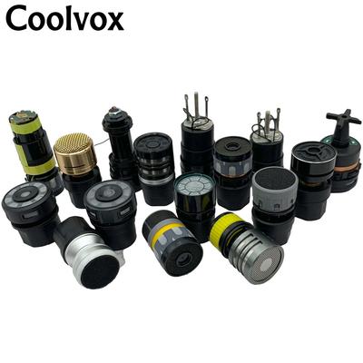 Высокочувствительный микрофон Coolvox, капсульный картридж с сердечником, беспроводной микрофон, проводной микрофонный капсюль, суперкардиоидная динамическая прямая замена