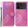 For Xiaomi Redmi K70E 5G / Poco X6 Pro 5G PU Leather Phone Cover Shockproof Dazzling Flower Pattern Case
