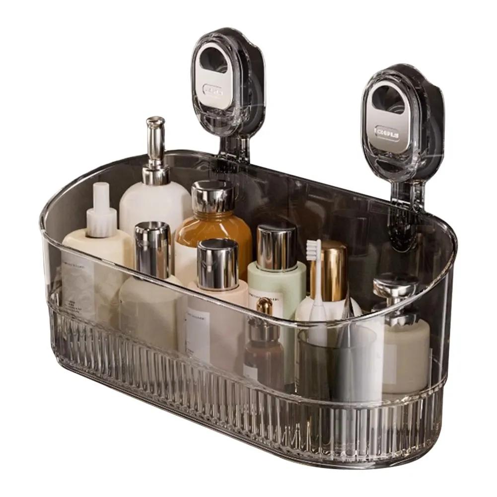 Настенный вакуумный органайзер для ванной комнаты без сверления с высокой грузоподъемностью для легкой установки на кухне и в ванной комнате