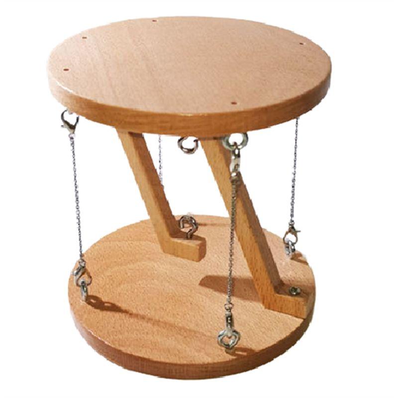 M-Modern-Tensegrity Table, Tensegrity Structure Science Tensegrity Table Ornaments Home Decor Desk For Adult Wood Color