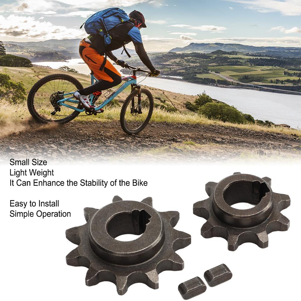 9 Teeth 11 Teeth Front Rear Gear Set Carbon Steel Bicycle Gear Kit Gear Kit Set for Motorized Bike