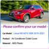 Крышки воздухозаборников для Lexus NX AZ10 300h 2015~2025 Под задними сиденьями Вентиляция Автомобильный кондиционер Выхлопная система Аксессуары для интерьера