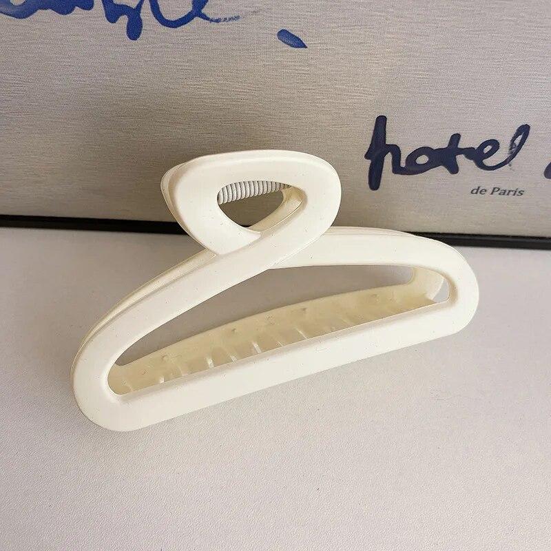 Винтажные кофейные когти для волос, модные полые заколки для волос с геометрическим рисунком, заколки для волос в виде краба и акулы, головные уборы для женщин, вечерние аксессуары для волос