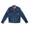 Levis FW22 Solid Color Turn Повседневная джинсовая куртка Мужская верхняя одежда Синий 72334-0322