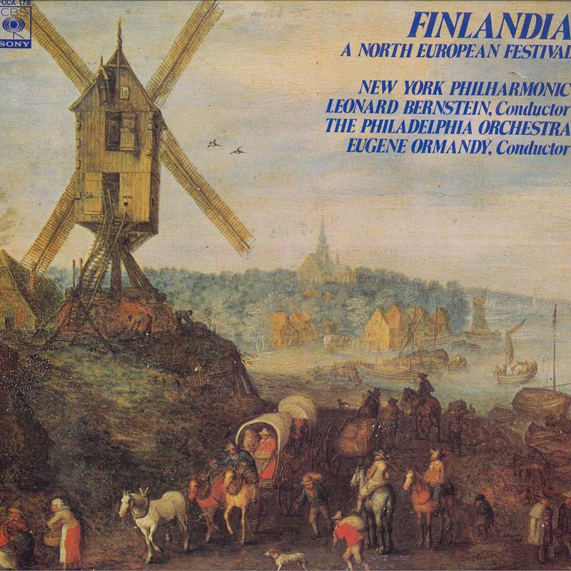 Виниловая пластинка EUGENE ORMANDY дир. PHILADELPHIA finlandiaa Североевропейский фестиваль FCCA178 CBS SONY Япония Классика Б/У