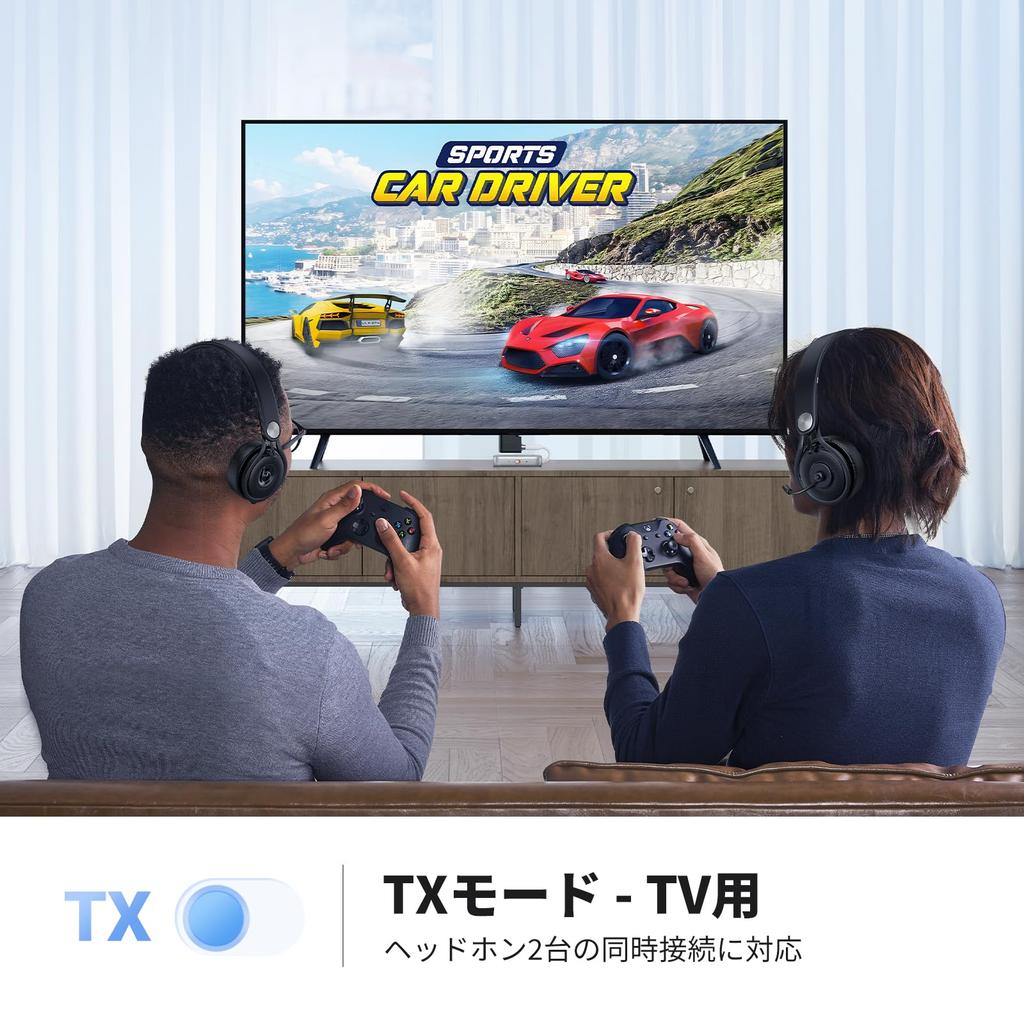 UGREEN Bluetooth-передатчик Беспроводной передатчик-приемник для и дома Двойное сопряжение для AirPods и Bluetooth Aux-аудио с сертификацией TELEC для автомобиля и