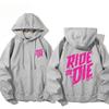 Muc Off Ride or Die Printed Fashionable Men's Hoodie Casual High-quality Hoodie Loose Sweatshirt