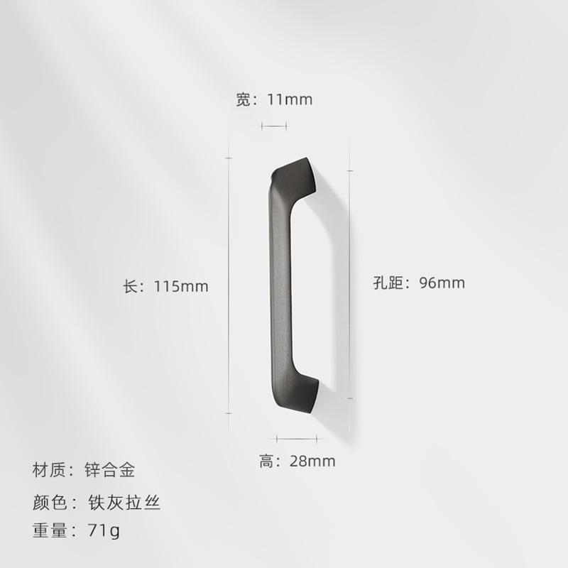 WV Kitchen Cabinet Storage Handles Modern Cupboard Gold Brass Cabinet Door Handles Gray Drawer Knobs Kitchen Furniture Hardware