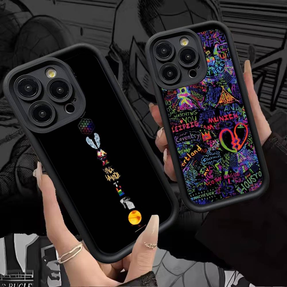 Музыка Луны Группа Coldplay Для IPhone 17 15 13 12 11 14 Pro Max X XR XS 16 Plus Ударопрочный Конфетный Задний Чехол